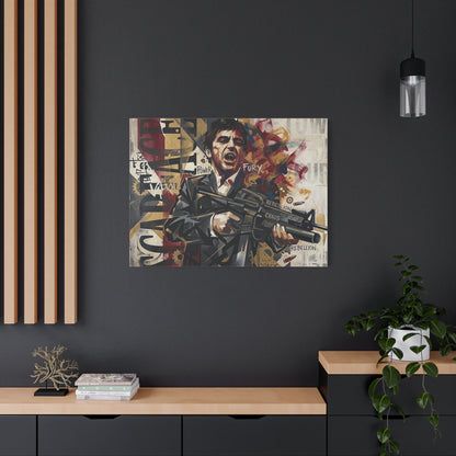 Tony's War Canvas Wall Art Print
