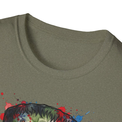 Frankenstein Watercolor Portrait T-Shirt