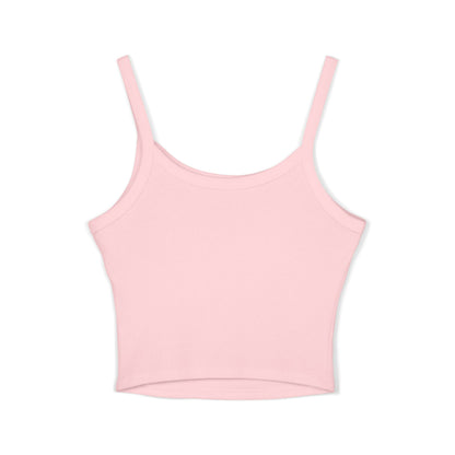 Hot Mess I'm a Disaster Spaghetti Strap Tank Top — Funny Feminine Graphic Crop