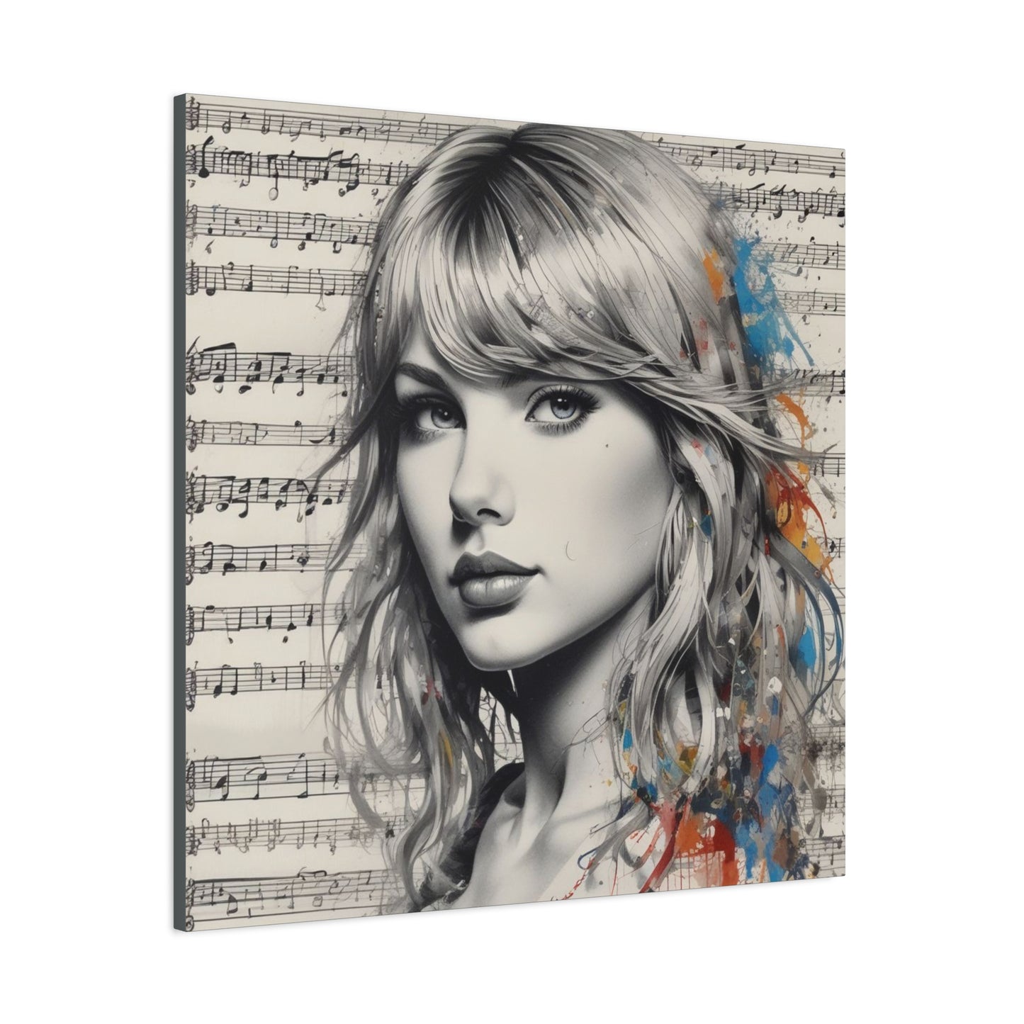Swift Inspired - Portrait Music Canvas