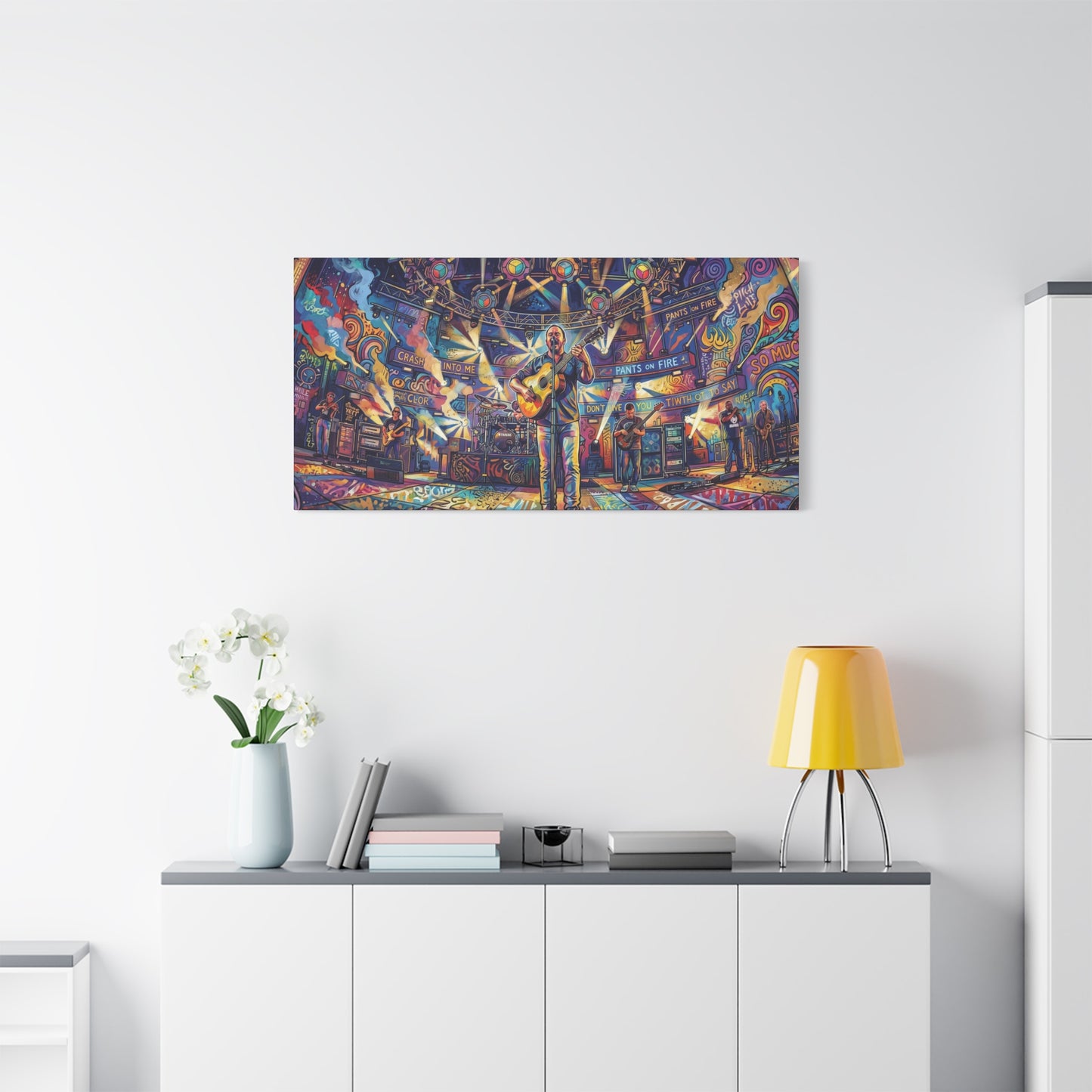 DMB "Dave" Concert Canvas Art — Matte Stretched Canvas Print
