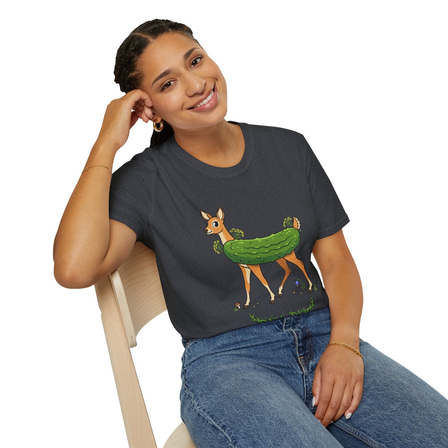 Dill Doe T-Shirt — Cute Pickle Deer Graphic Tee