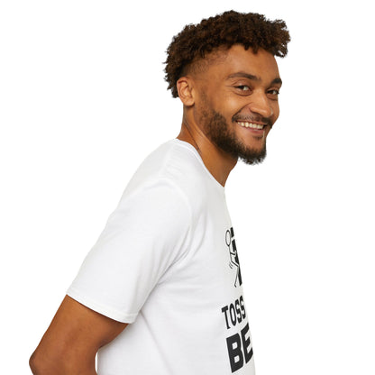 Funny 'Toss Me a Beer' T-Shirt – Beer Toss Party Tee