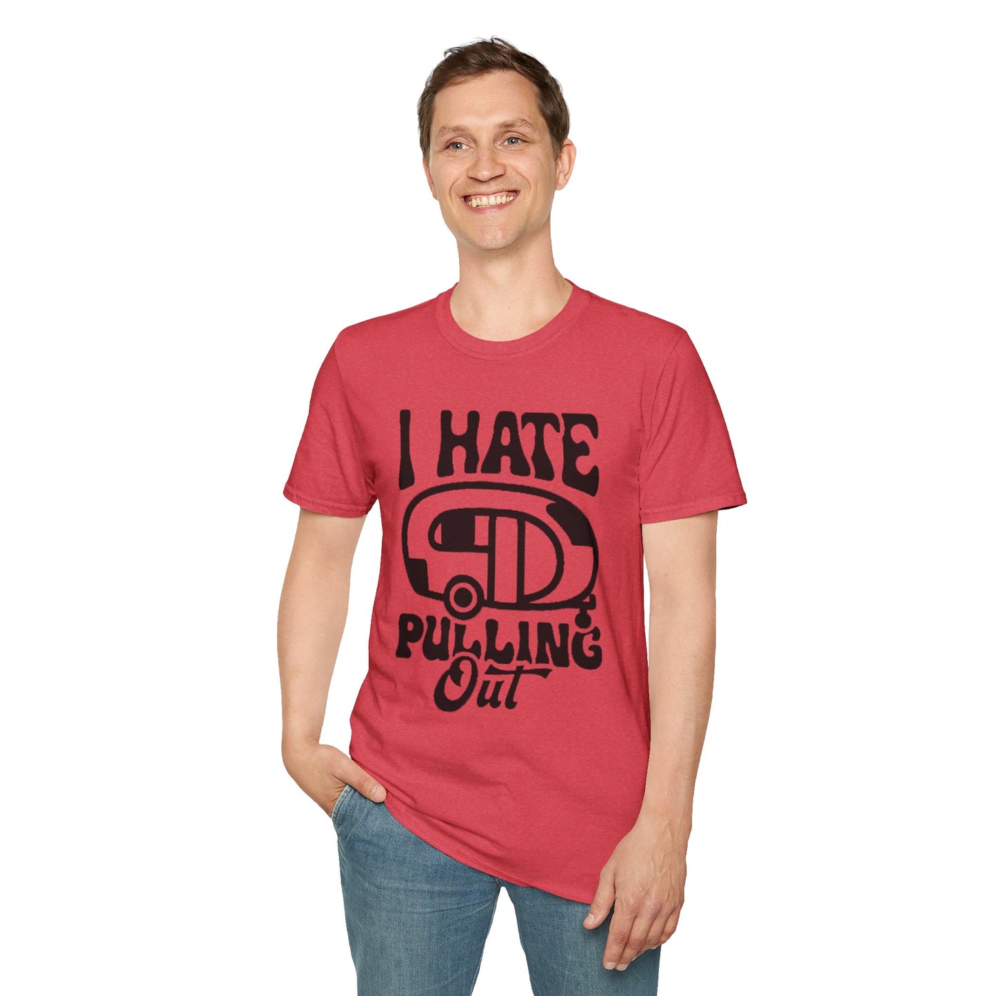 T-Shirt — “I Hate Pulling Out” Camper Graphic Tee