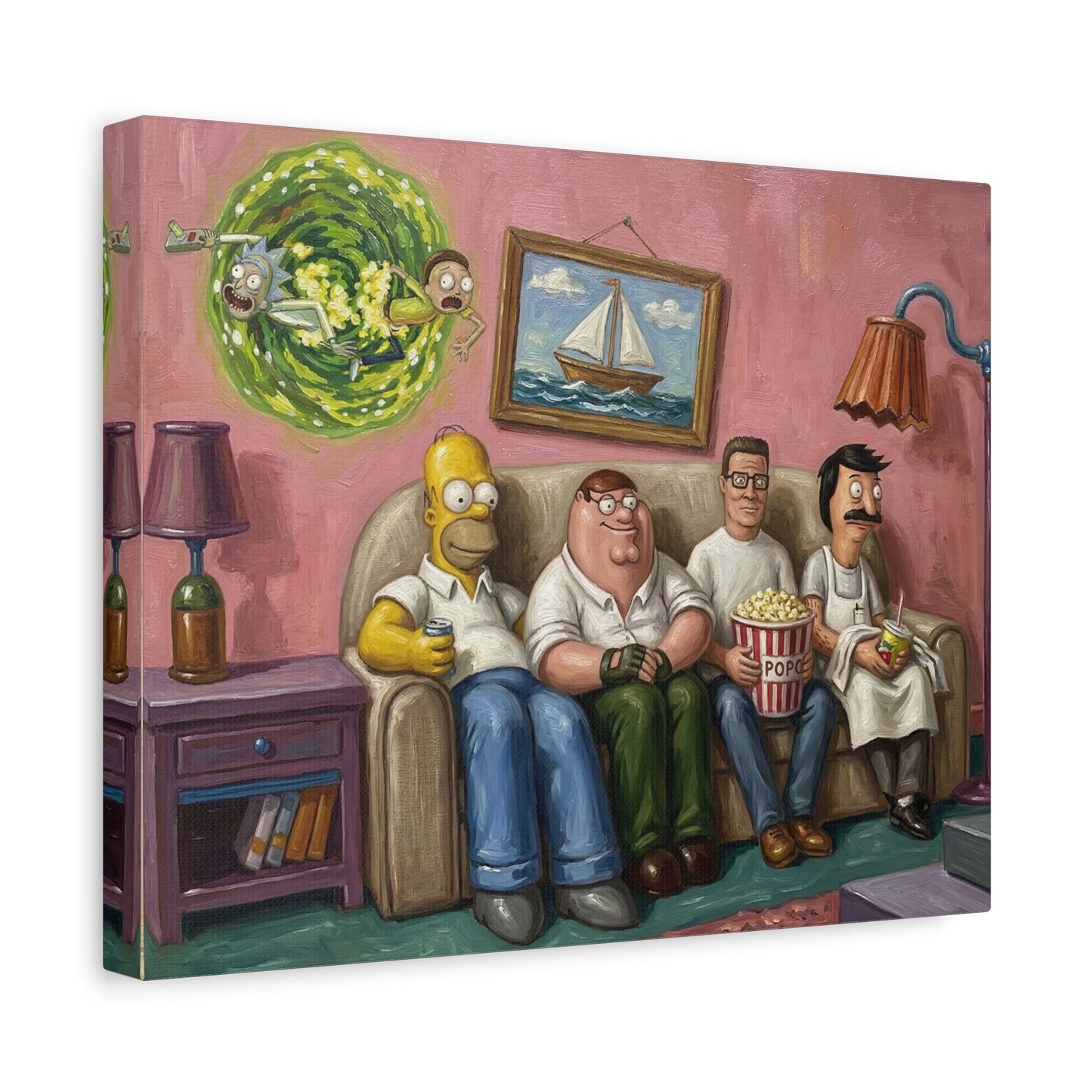 House Guest 2 Canvas Wall Art Print