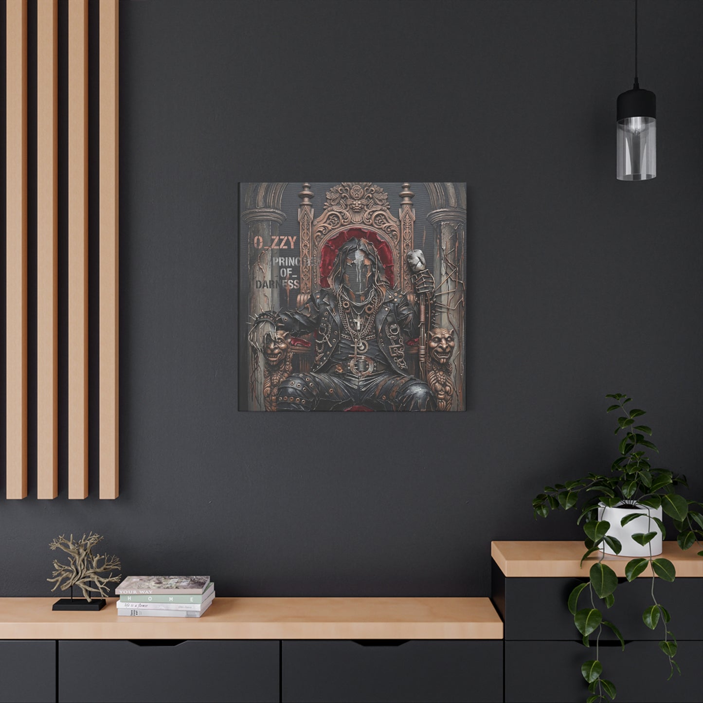 Prince Of Darkness Canvas Art — Matte Stretched Canvas Print