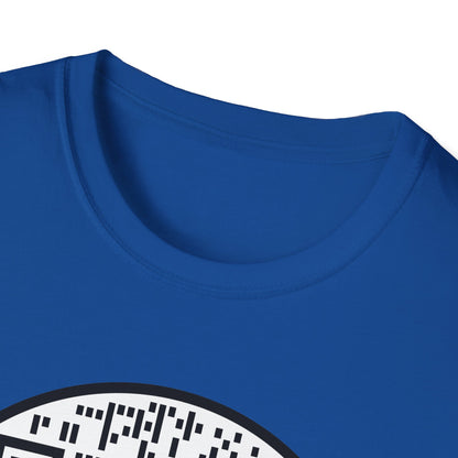 QR Code "Scan Me" T-Shirt — Interactive Novelty Shirt for Events & Gifts