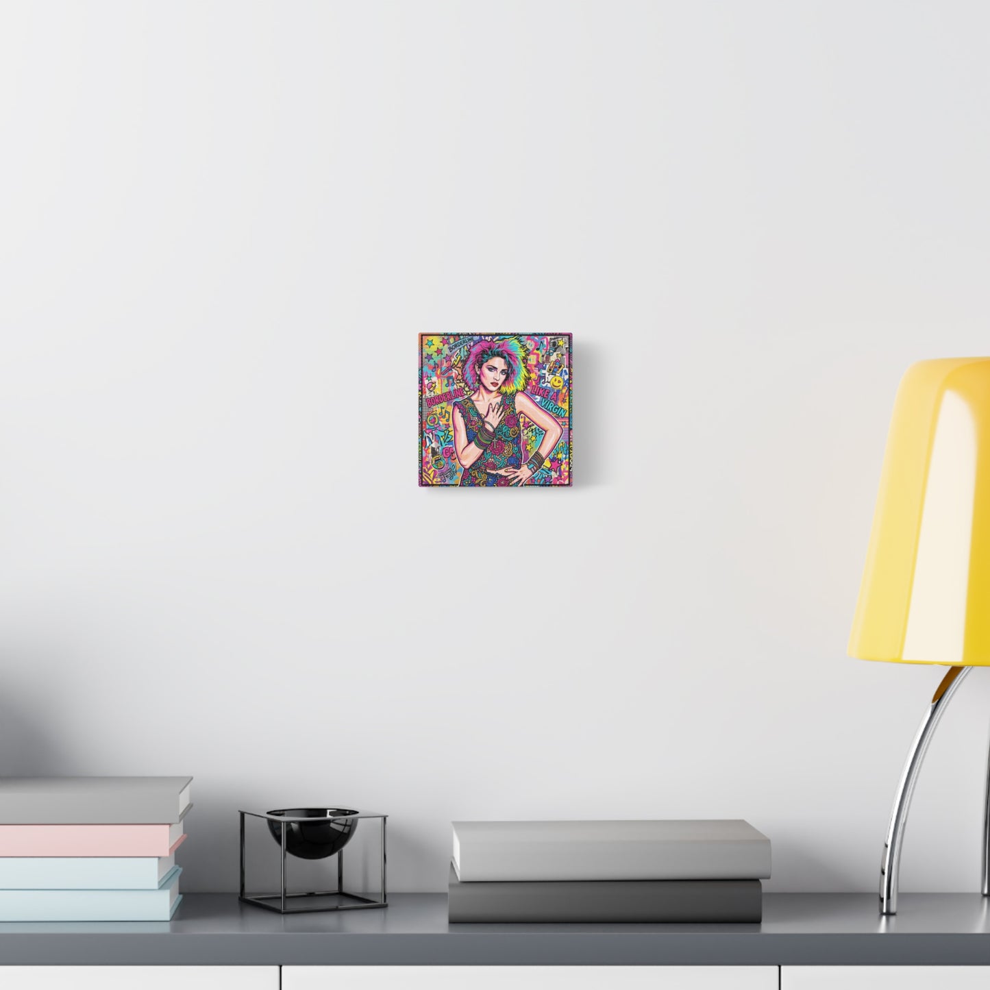 Queen of Pop Abstract Canvas Wall Art Print
