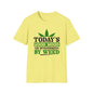 T-Shirt — "Today's Good Mood Is Sponsored by Weed" Cannabis Graphic Tee
