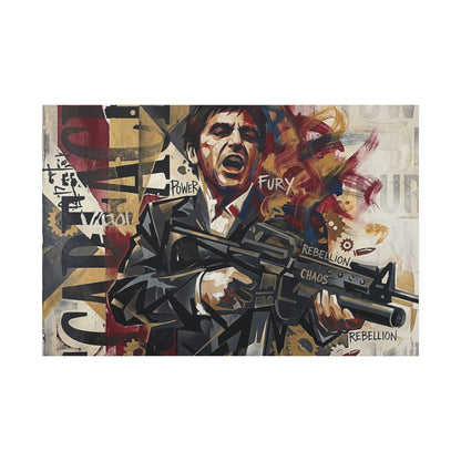 Tony's War Canvas Wall Art Print