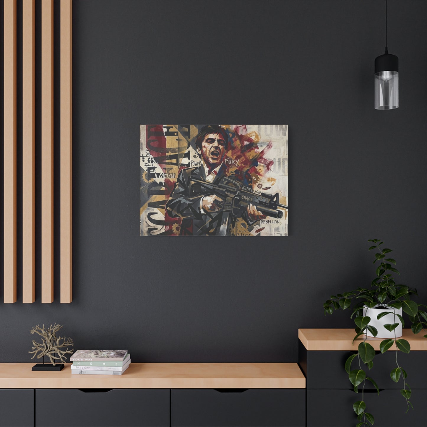 Tony's War Canvas Wall Art Print