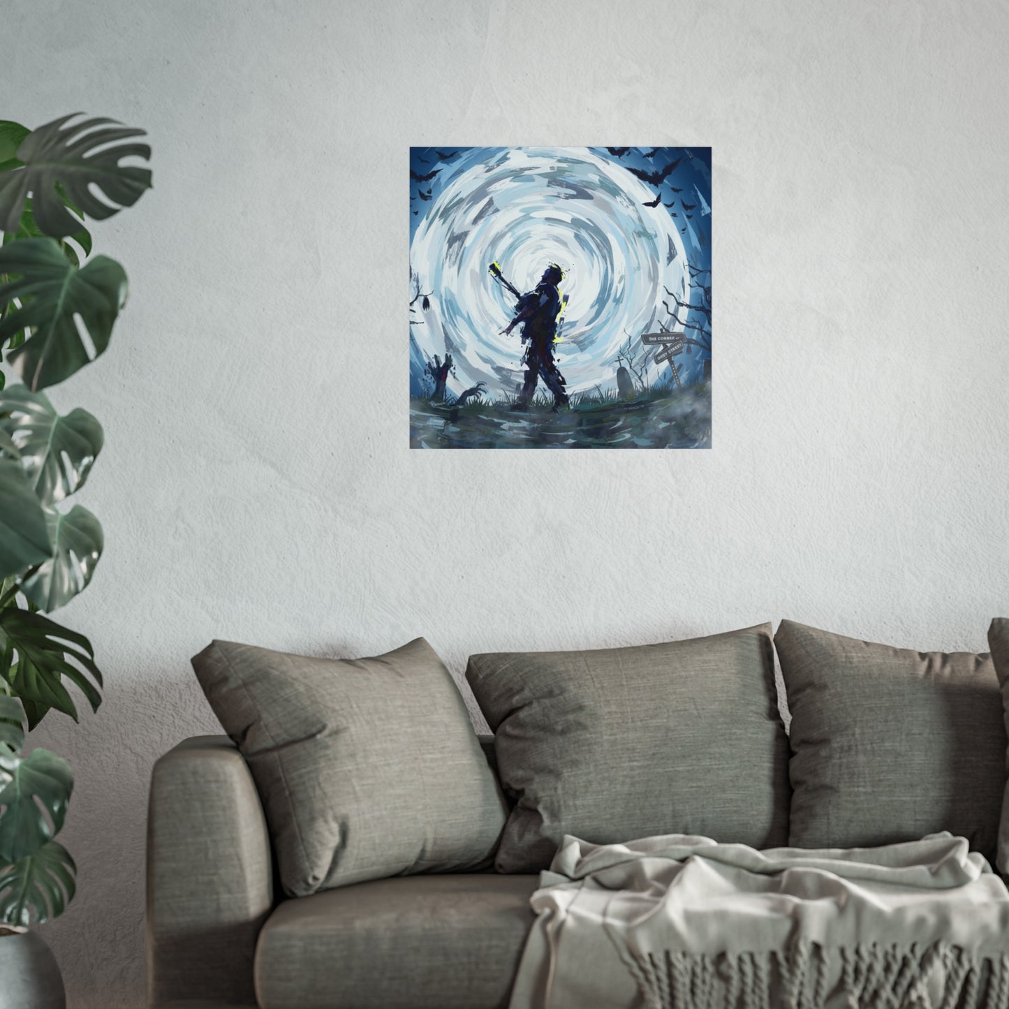 DMB Halloween Fine Art Poster Print — Rock Apocalypse Wall Art