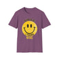 Wine Smile T-Shirt — "Smile I Found Wine" Retro Smiley Tee