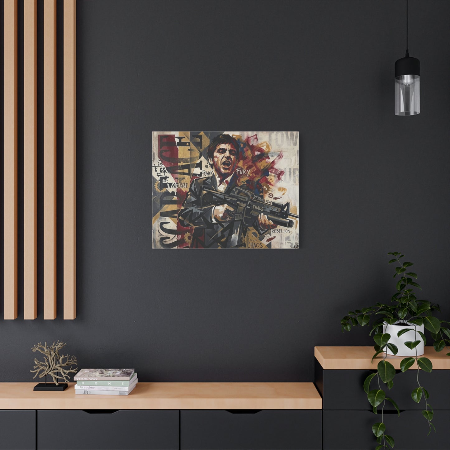 Tony's War Canvas Wall Art Print