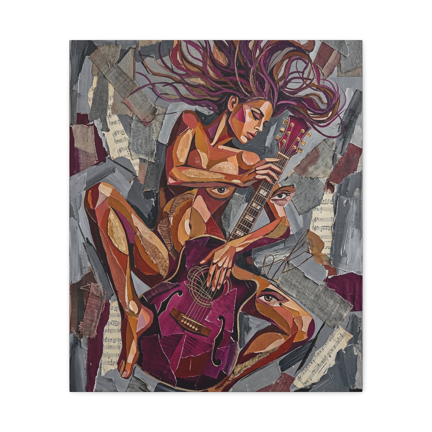 Lady Rock Canvas Art — Matte Stretched Canvas Print