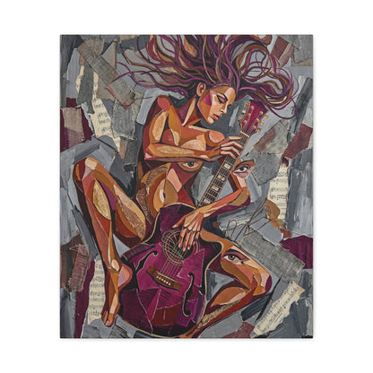 Lady Rock Canvas Art — Matte Stretched Canvas Print