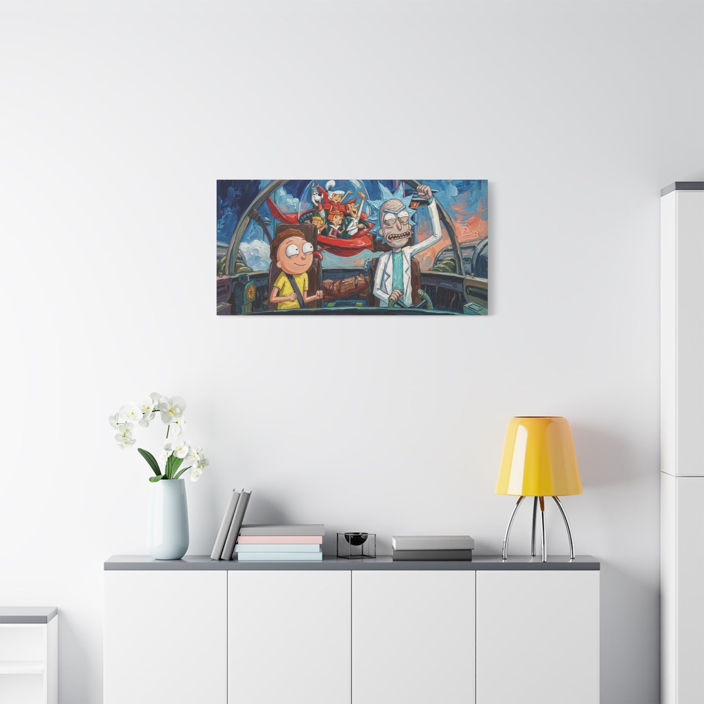 Ricks World 3 Abstract Canvas Wall Art — Matte Stretched 1.25"