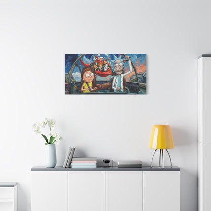 Ricks World 3 Abstract Canvas Wall Art — Matte Stretched 1.25"