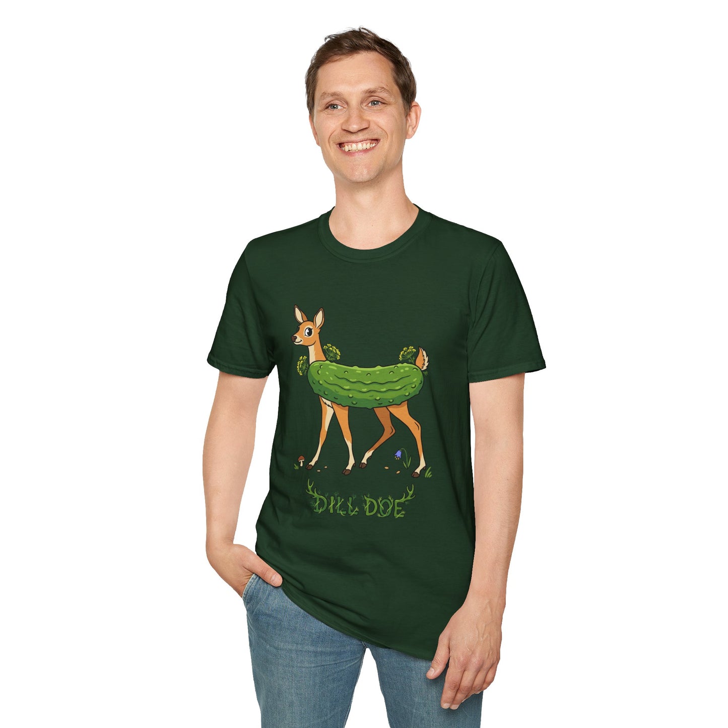 Dill Doe T-Shirt — Cute Pickle Deer Graphic Tee