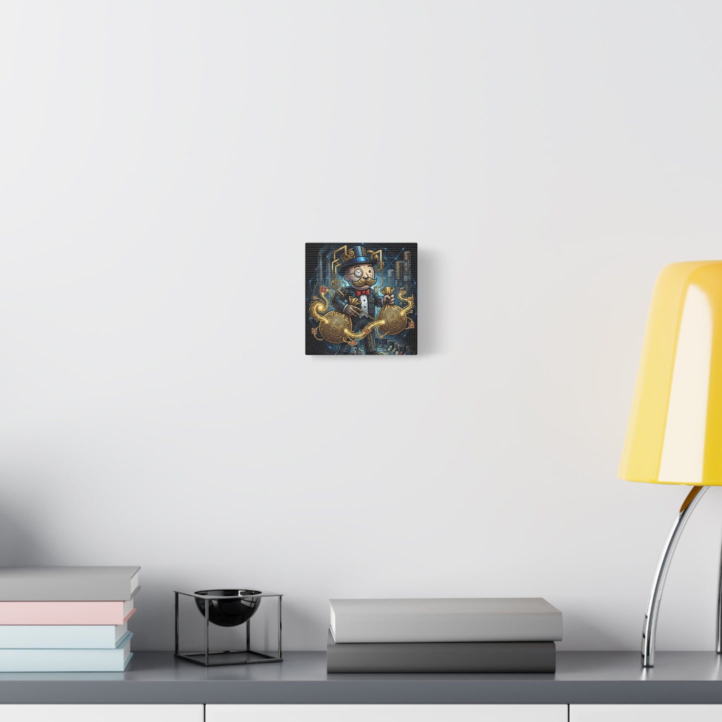 Rich Uncle Pennybags Canvas Wall Art Print