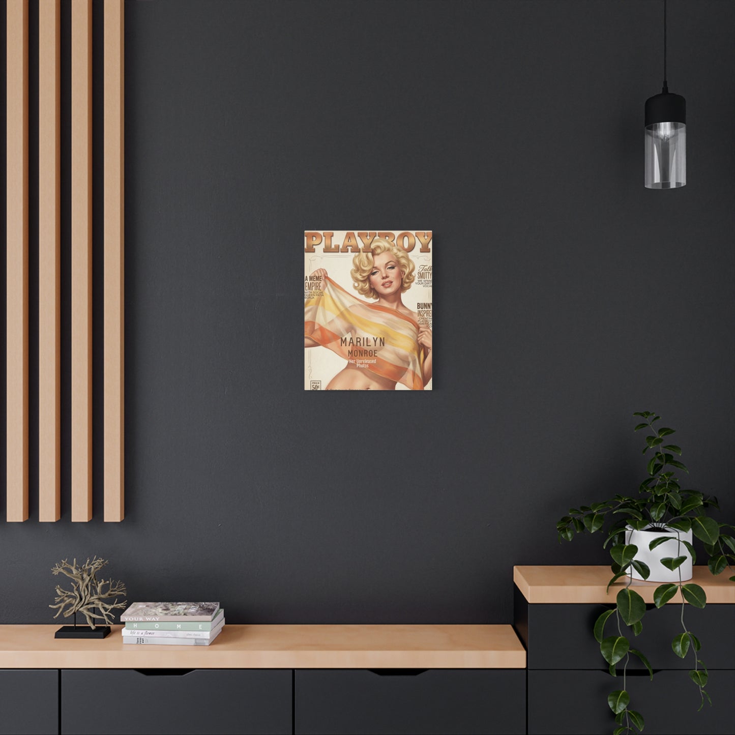 Monroe Portrait Matte Canvas Wall Art, Stretched 1.25"