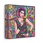 Queen of Pop Abstract Canvas Wall Art Print