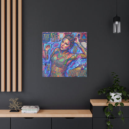 Showgirl Pop Abstract Canvas Wall Art Print