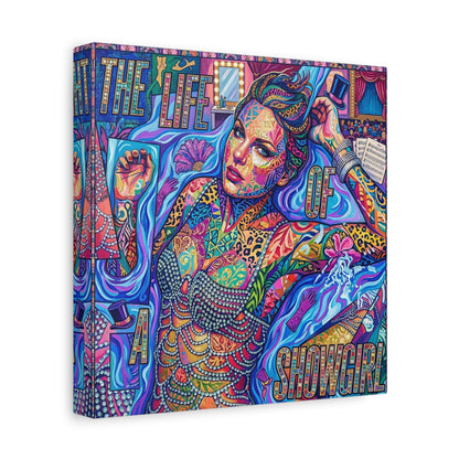 Showgirl Pop Abstract Canvas Wall Art Print