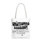 Tote Bag — "Emotional Baggage" Funny Quote Tote with Daisy Vibe