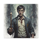 Dark Harry Canvas Print — Moody Urban Fantasy Stretched Wall Art