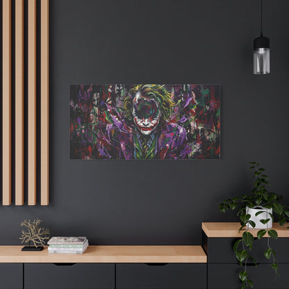 Joker Mental Health Abstract Portrait Canvas