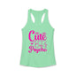 Women's Ideal "Cute Bu Psycho" Racerback Tank