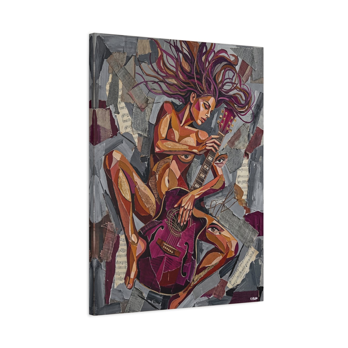Lady Rock Canvas Art — Matte Stretched Canvas Print