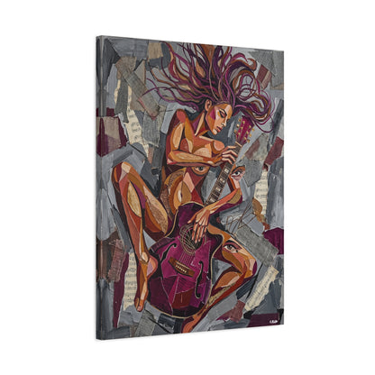 Lady Rock Canvas Art — Matte Stretched Canvas Print