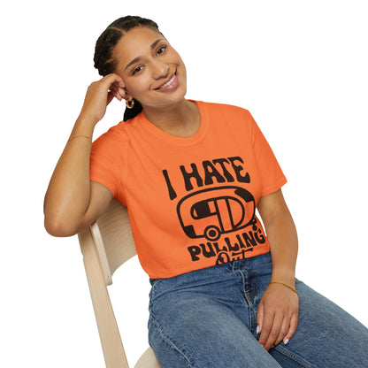 T-Shirt — “I Hate Pulling Out” Camper Graphic Tee