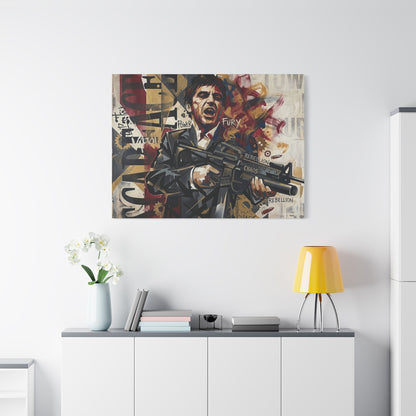 Tony's War Canvas Wall Art Print