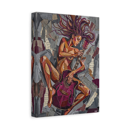 Lady Rock Canvas Art — Matte Stretched Canvas Print