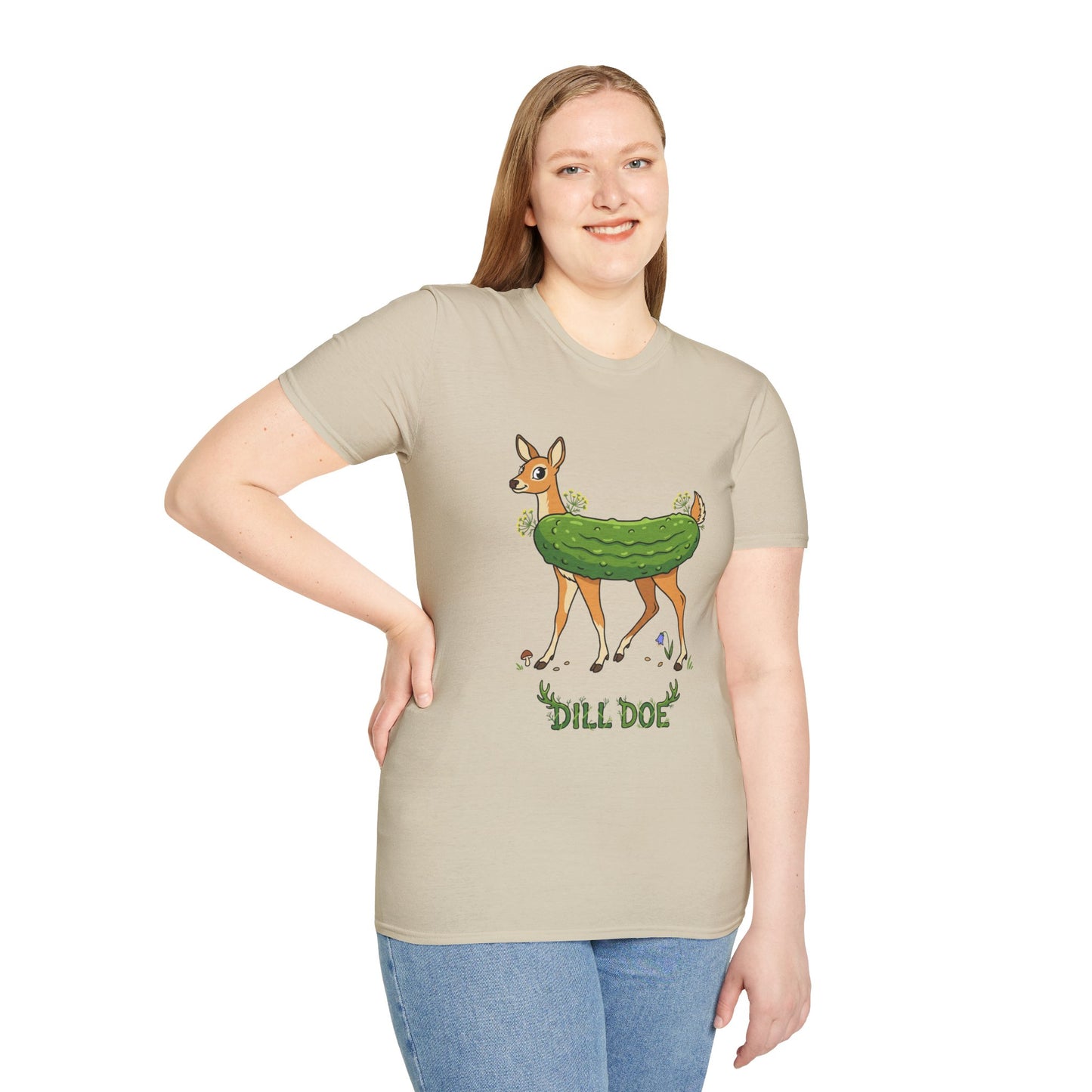Dill Doe T-Shirt — Cute Pickle Deer Graphic Tee