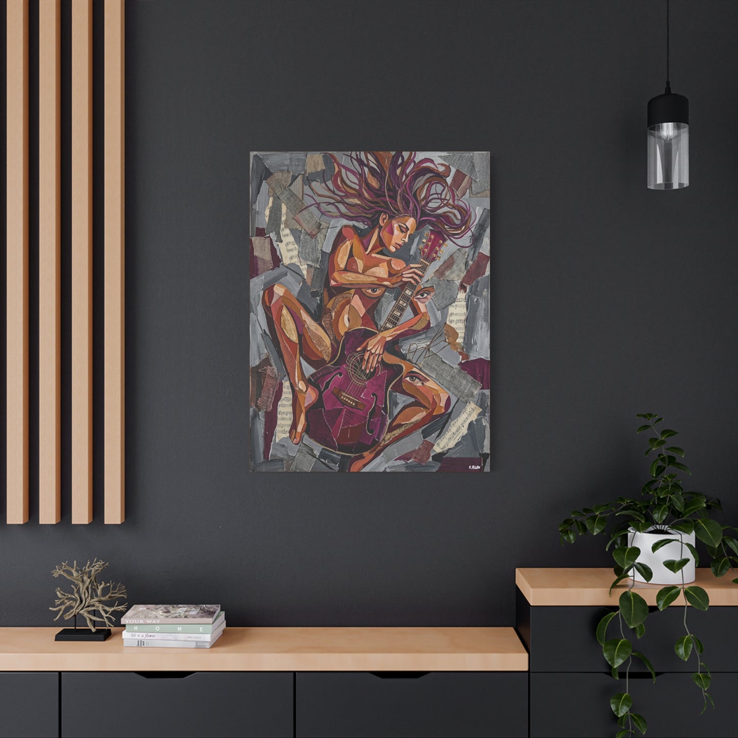 Lady Rock Canvas Art — Matte Stretched Canvas Print