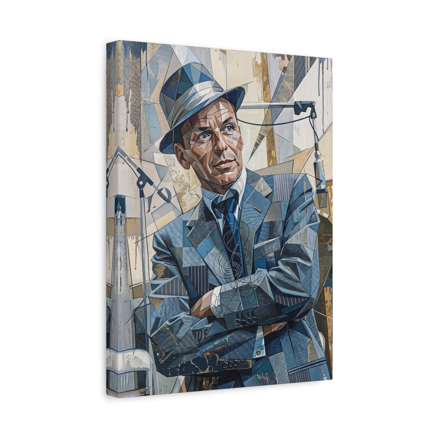 G.O.A.T Basketball Portrait Matte Canvas Wall Art, Stretched 1.25"