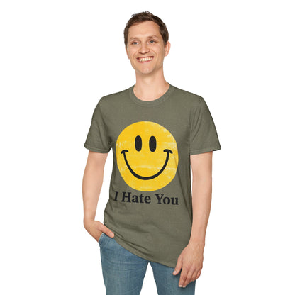 I Hate You Smiley T-Shirt