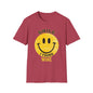 Wine Smile T-Shirt — "Smile I Found Wine" Retro Smiley Tee