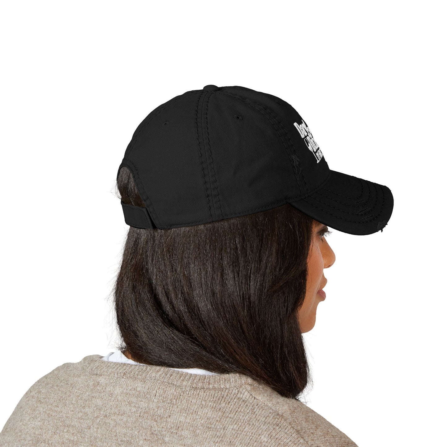 Day Drinking Squad Distressed Dad Hat — Embroidered Casual Baseball Cap