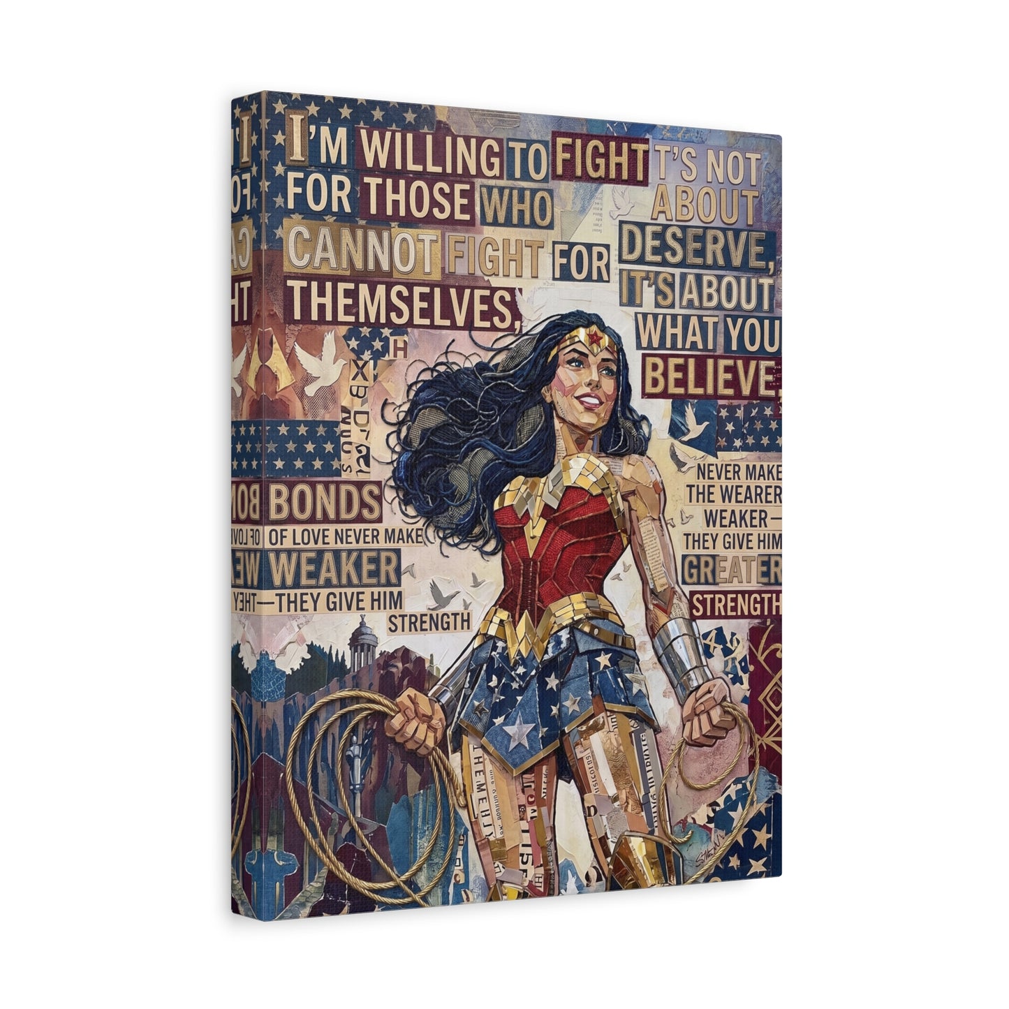Woman Warrior Canvas Wall Art Print