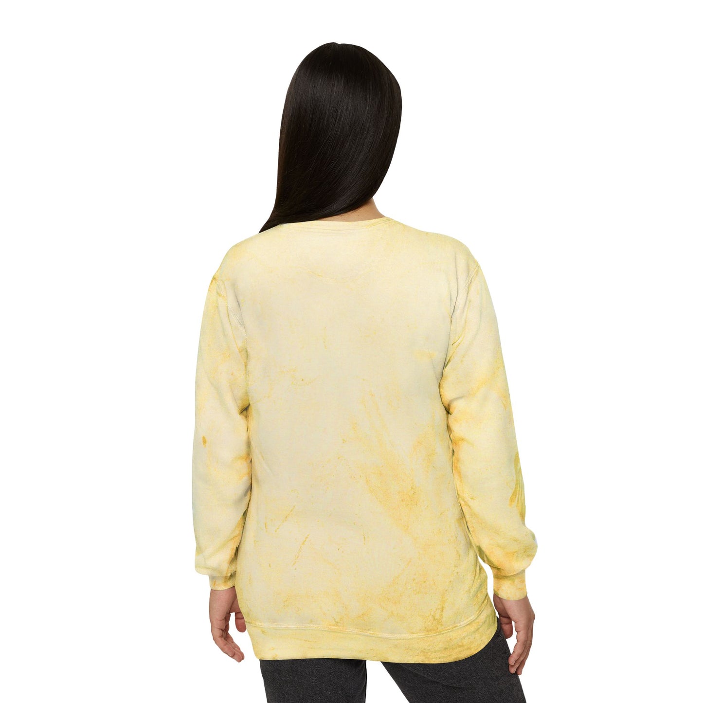 Happy Free Confused and Lonely Tie-Dye Crewneck Sweatshirt