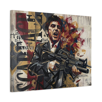 Tony's War Canvas Wall Art Print
