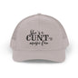 Trucker Cap — "She's a CUNTry Music Fan" Embroidered Mesh Snapback