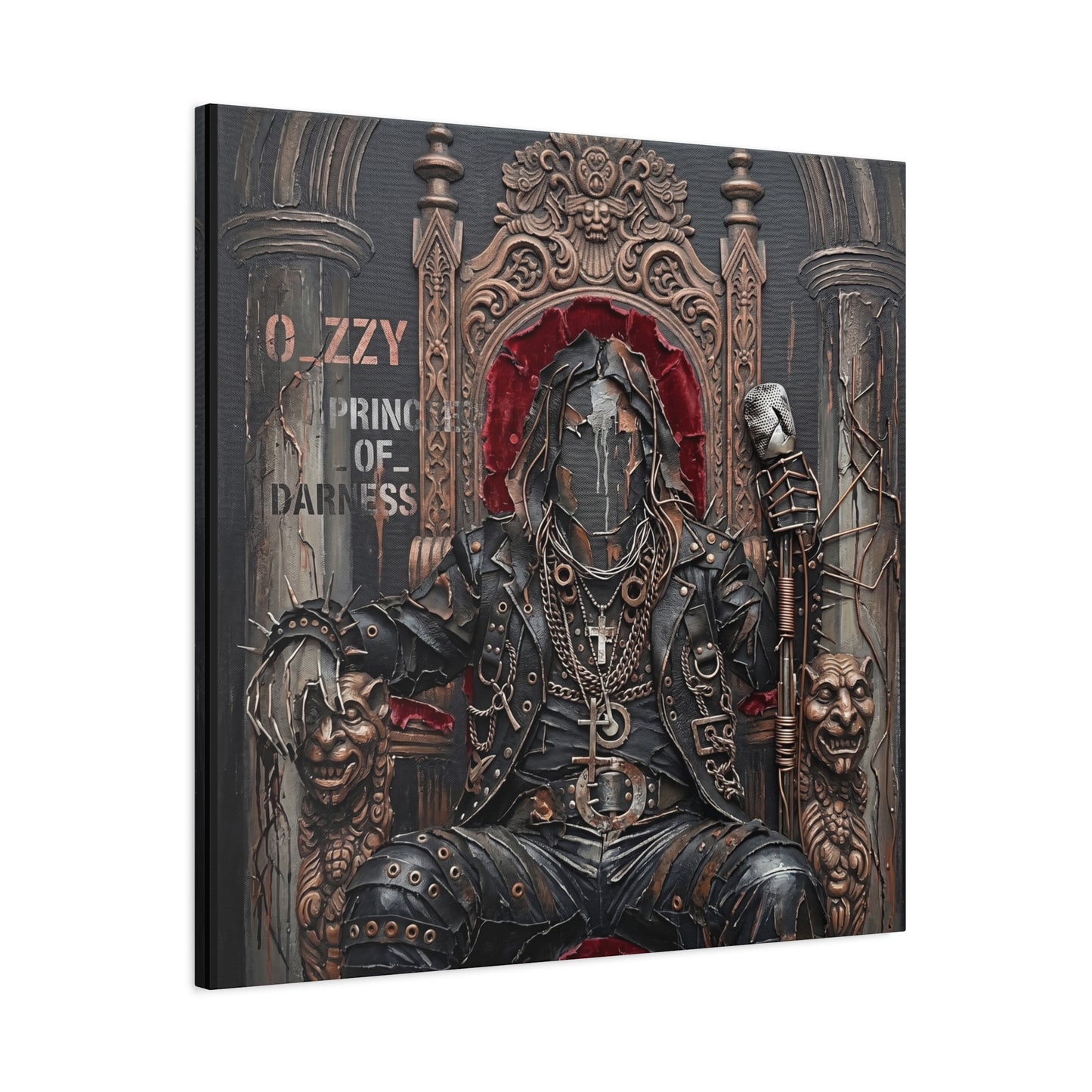 Prince Of Darkness Canvas Art — Matte Stretched Canvas Print