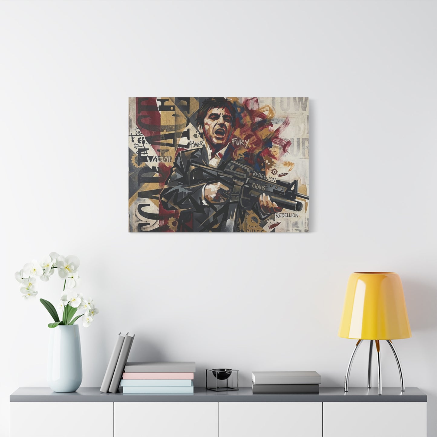 Tony's War Canvas Wall Art Print
