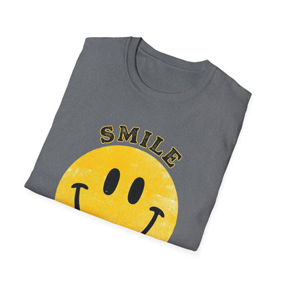 Wine Smile T-Shirt — "Smile I Found Wine" Retro Smiley Tee